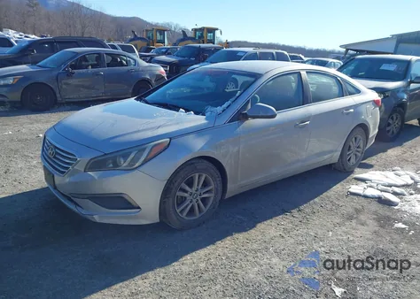 2016 Hyundai Sonata из США, поврежденный, VIN 5NPE24AF7GH403254